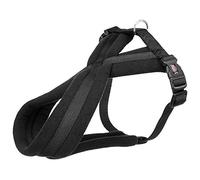 Trixie 204101 Arnés Confort New Premium, 60-90 cm / 25 mm, Negro, L