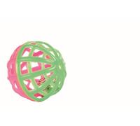 TRIXIE 3 Pelotas Juego con Cascabel, Ø 4 cm