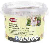 TRIXIE 31526 Bote Snacks Bony Mix, XXL - 1800 gr, para Perros