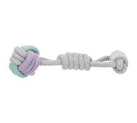 TRIXIE 32813 Junior Bola de Nudo en el rocío, diámetro 6/23 cm | Para tirar y aflojar juntos: fortalece el vínculo y mantiene al perro ocupado activamente en el juego diario