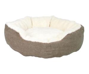 Trixie 37041 Cama Confort Yuma, 45 cm, Marrón y Blanco Lana