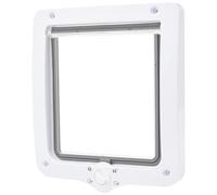 Trixie 4-Way Trampilla para gatos con túnel, blanco, 660 g, dimensiones totales 24 x 28 cm