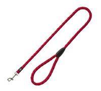 Trixie 4053032023185 - Correa New Cavo para Perros, Rojo, M, 1 Unidad | Correa redonda cómoda para perros pequeños y medianos, con reflectores para una mejor visibilidad