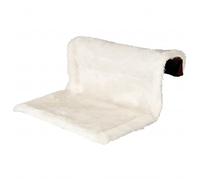 Trixie 43141 Tumbona para radiador, felpa/terciopelo, 45 × 26 × 31 cm, crema/marrón, 1 pieza