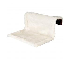 Trixie 43141 Tumbona para radiador, felpa/terciopelo, 45 × 26 × 31 cm, crema/marrón, 1 pieza
