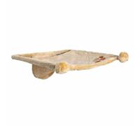 Trixie 43511 - Hamaca de Felpa de Estilo Asiento para fijación a la Pared, 42 x 41 cm, Color Beige