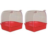 Trixie 5401 casa de baños, Media caña, 14 × 14 × 15 cm (Paquete de 2)