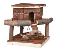 TRIXIE 61777 Casita Hámsteres IDA, Natural Living, 19 x 20 x 19 cm, para roedores