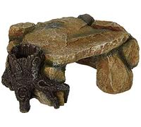 Trixie 8847 Meseta de roca con Tronco de árbol para decoración de | 25 cm. Alta calidad y durabilidad.