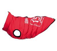 Trixie Abrigo Perro Ropa Mascotas - Chaqueta Capa Chaleco con Arnés Perro Grande Pequeño Mediano Perros Accesorios Capa Arnés Saint-Malo Talla XS 30 cm Rojo