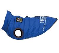 Trixie Abrigo Perro Ropa Mascotas - Chaqueta Capa Chaleco con Arnés Perro Grande Pequeño Mediano Perros Accesorios Capa Arnés Saint-Malo Talla XS 30 cm Azul