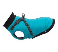 TRIXIE Abrigo Pontis con arnés, S 33 cm, Aguamarina