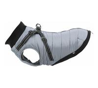 TRIXIE Abrigo Pontis con arnés, XXS 24 cm, Gris
