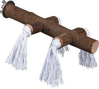 Percha en Madera Natural con Cuerdas - 25 cm