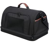 TRIXIE Airline Bag Gate, Avión Bolsa de Viaje para Perros, 28 × 25 × 45 cm, Negro - 28906