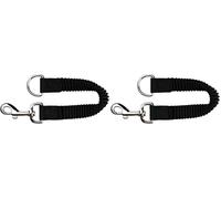 TRIXIE Amortiguador de Tirones, S-M, 21 cm, 15 mm, Negro (Paquete de 2)