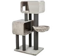 Trixie Árbol para Gatos XXL Rafael - Torre para Gatos Grandes con condominio de Felpa, 156 cm, Gris, cómodo y Estable - 48156