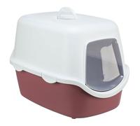 Arenero VICO con puerta para gatos - Color: Burdeos