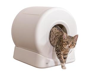 Trixie - Arenero Automático Inteligente para Gatos (51x56x54 cm) - Inodoro Autolimpiable Cerrado con Sensores de Seguridad - Control de Olores y Limpieza Automática, Ideal para Varios Gatos