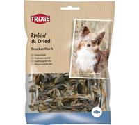 TRIXIE Arenques secos, naturales, bolsa 400 g, Perro | Sabroso aperitivo para todos los días: ideal para entretiempo, monoproteína, adecuado para perros sensibles