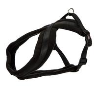 TRIXIE Arnés Confort NEWPremium. S-M. 40-70cm/25mm. Negro