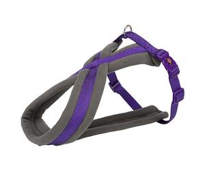 TRIXIE Arnés de nylon con forro PREMIUM - morado L: pecho: 60-100cm/25mm piezas