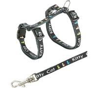 TRIXIE Arnés gatitos con correa JUNIOR, motivos Kitty Cat, 21-33 cm/8 mm, 1.20 m, Gato, colores aleatorios