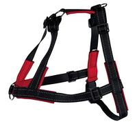 Trixie Arnés Guía Soft, S-M, 45-70 cm, 25 mm, Negro, para Perros