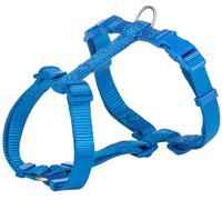 Trixie ArnésTrixie, XS - S, 30-40 cm/10 mm, Azul, Perro | Barra de pecho y correa para el cuello y el vientre ajustable sin niveles: ajuste fiable y seguro para perros pequeños