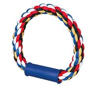 Trixie Aro Cuerda Tirador, Multicolor, Algodón, 350 g/ø30 cm, Perro