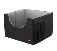 TRIXIE Asiento para Coche, 45 × 28 × 40 cm, Negro/Gris