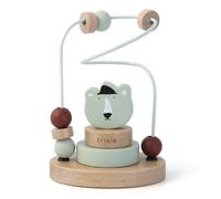 Trixie Wooden Motor Skills Bow Bead Game Animal Motif Polar Bear - Mr Polar Bear