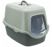 Caja de arena Vico 40 × 40 × 56 cm antracita/verde-gris