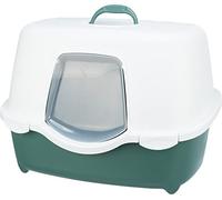 TRIXIE Bandeja Higiénica Davio Top para Gatos, Verde, blan