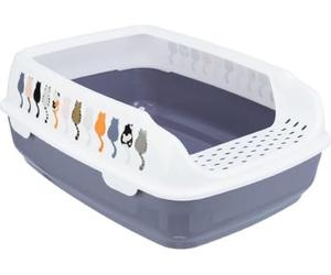 Trixie Bandeja Higiénica Delio con Borde. 38 × 20 × 50 cm, 1 Stück (1er Pack)