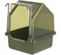 Trixie Casa de baño para ninfas y loros 16×22×16 cm Verde oliva