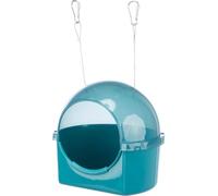 Trixie Bañera para canarios y periquitos - Redonda 20×20×17,5 cm - Azul