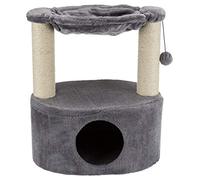 Trixie Baza Grande - Rascador con condominio, Hamaca y pompón Colgante