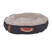 TRIXIE BE Nordic Cama Föhr, Redonda, ø 50 cm, Negro, Arena