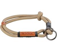TRIXIE BE Nordic Collar educación M 45 cm, ø8 mm Arena, Negro