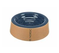 Trixie BE Nordic Comedero, cerámica, 0,2 l/ø 16 cm, Azul