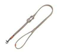 TRIXIE Correa de Piel para Perros BE Nordic de Piel XS-L, 1,20 m de diámetro 8 mm en Gris - Correa de Piel para Perros con Encanto nórdico - para Perros Muy pequeños y Grandes - 17460