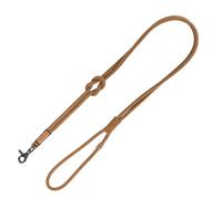 TRIXIE Correa de Piel para Perros BE Nordic de Piel XS-L, 1,20 m de diámetro 8 mm en Color marrón - Correa de Piel para Perros con Encanto nórdico - para Perros Muy pequeños y Grandes - 17461