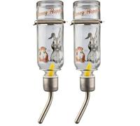 TRIXIE Bebedero Tubo Cristal Honey & Hopper para Pequeños Mamíferos, 1 Unidad (Paquete de 2)