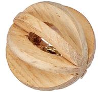 Trixie Bola Madera con Cascabel para Roer, ø6 cm, Pequeños Mamíferos