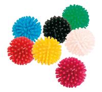 Trixie Bolas de Erizo para Gatos - 120 Pieza ,3CM Vinilo,Tambor Plástico Cubo ,