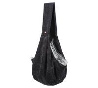 Trixie Bolsa Delantera Suave Negra/Gris Para Perros, PVPR 24,99 EUR, NUEVO