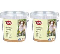 Trixie Bote Soft Snack Happy Hearts, 500 g, Cordero-Arroz (Paquete de 2)