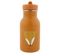 Trixie - Botella de acero inoxidable para niños, zorro, 350 ml, amarillo