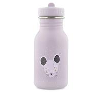 Trixie - Botella de agua de acero inoxidable para niños, ratón, 350 ml